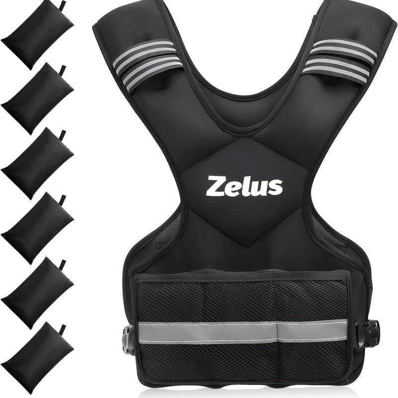 Labor Day Sale: Zelus Adjustable Weighted Vest (4-32 lbs) for Enhanced Workouts, Running, and Body Weight Training – Perfect for Fitness Enthusiasts and a Great Gift Idea!