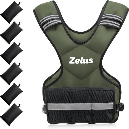Labor Day Sale: Zelus Adjustable Weighted Vest (4-32 lbs) for Enhanced Workouts, Running, and Body Weight Training – Perfect for Fitness Enthusiasts and a Great Gift Idea!