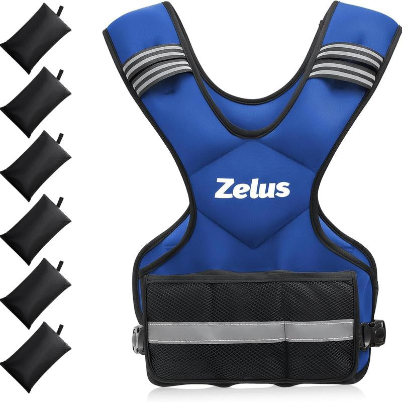 Labor Day Sale: Zelus Adjustable Weighted Vest (4-32 lbs) for Enhanced Workouts, Running, and Body Weight Training – Perfect for Fitness Enthusiasts and a Great Gift Idea!