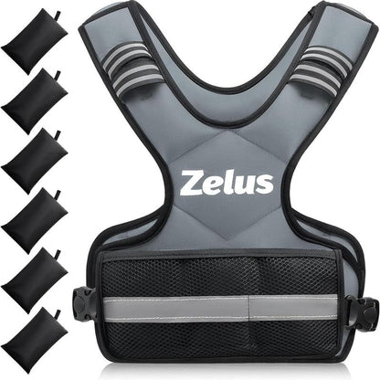 Labor Day Sale: Zelus Adjustable Weighted Vest (4-32 lbs) for Enhanced Workouts, Running, and Body Weight Training – Perfect for Fitness Enthusiasts and a Great Gift Idea!