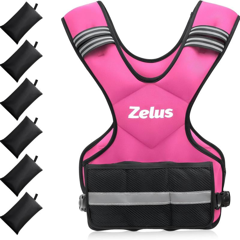 Labor Day Sale: Zelus Adjustable Weighted Vest (4-32 lbs) for Enhanced Workouts, Running, and Body Weight Training – Perfect for Fitness Enthusiasts and a Great Gift Idea!