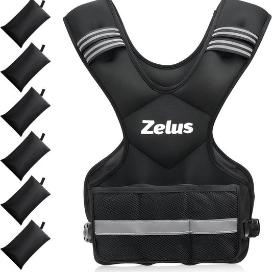 Labor Day Sale: Zelus Adjustable Weighted Vest (4-32 lbs) for Enhanced Workouts, Running, and Body Weight Training – Perfect for Fitness Enthusiasts and a Great Gift Idea!